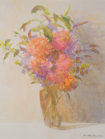Dahlias II by Anne Adams Robertson Massie at Les Yeux du Monde Gallery